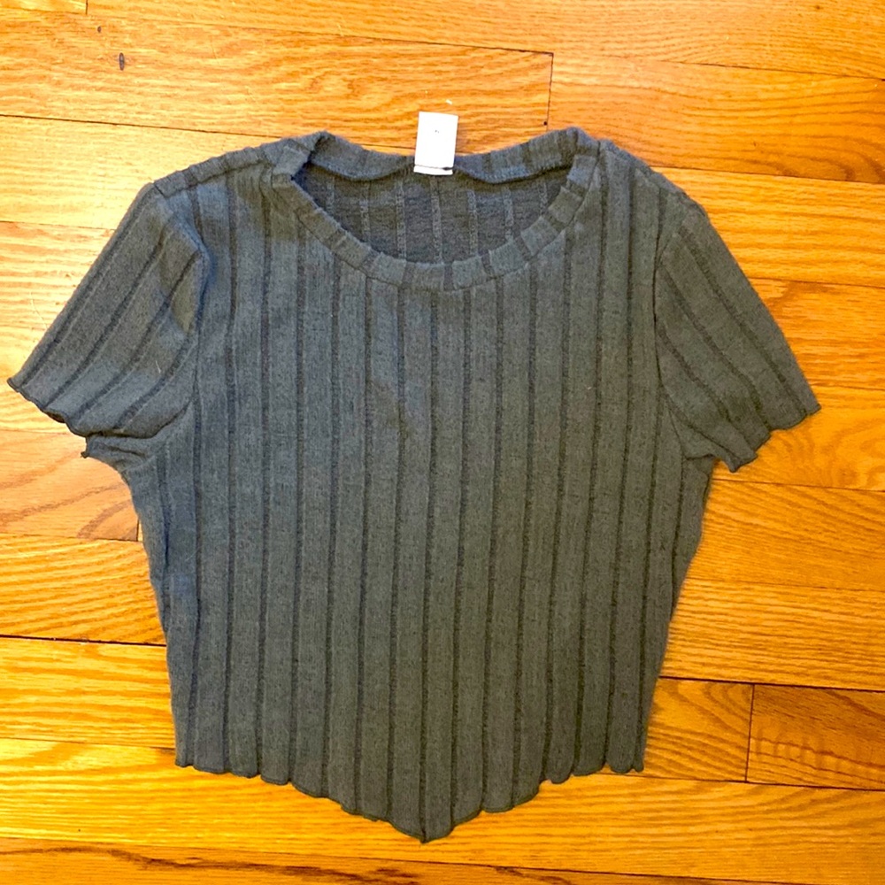 SHEIN teen 10-11Y green crop top